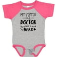thumbnail image 3 of Inktastic My Sister is a Doctor and a Hero Boys or Girls Baby Bodysuit, 3 of 5