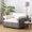 Grey, variant on YWEN Oversized Single Sofa Chair with Wide and Deep Seat, Accent Chair with Color Blocking, Modern Upholstered Comfy Armchair with Pillows for Living Room, Apartment and Bedroom
