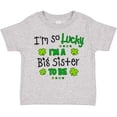 thumbnail image 3 of Inktastic I'm So Lucky I'm a Big Sister to Be Girls Toddler T-Shirt, 3 of 5