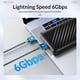 thumbnail image 3 of 6Gbps HDD Enclosure to Type-C HDD Solid State Drive Enclosure, 3 of 5