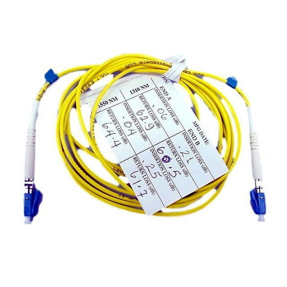 2M Leviton Fiber Optic Single-Mode Simplex Patch Cable Cord LC LC UPC UPSLC-S02