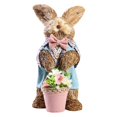 thumbnail image 4 of Escultura de conejo, figura de conejo de Pascua, regalo de Pascua, decoración de jardín, estatua de Animal para paisaje, dormitorio, habitación,, 4 of 8