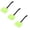 Z_Green-3PCS, variant on 3 PCS Windshield Cleaner Tool,15.35 Inch Windshield Cleaner Tool,Car Windshield Cleaner Tool,Removable Handle Car Window Wiper Kit for Interior/Exterior Glass,Inside Windshield Cleaning Tool,Green