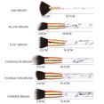 thumbnail image 2 of Shadow Pcs 15 Face Foundation Makeup Eyeliner Brush Eye Set Brush, Makeup Brush, 2 of 9