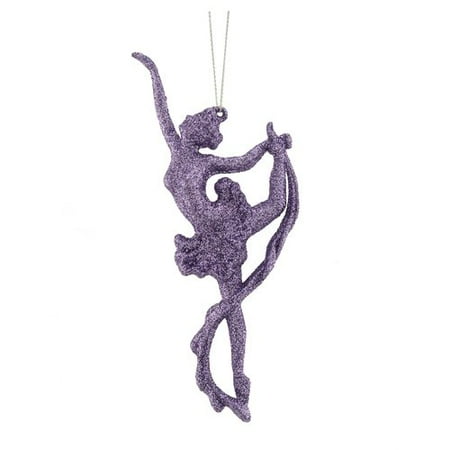 Holiday Time Lilac Ballerina Christmas Ornament