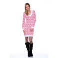 thumbnail image 1 of White Mark Universal 896-Red-L Angora Sweater Dresss - Red - Large, 1 of 5