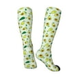 thumbnail image 4 of Fotbe Cartoon Fruit print Women's Men's Novelty Crew Socks Cotton Socks Knee High Socks for Walking,Running,Nurses,Pregnancy, 4 of 9