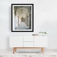 thumbnail image 2 of Corridor, Capri - Capri Campania Italy Photography Architecture Minimalist Rustic Vintage Black Framed Wall Art Print 9 x 12 inches, 2 of 3