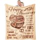 thumbnail image 1 of LHSHID Wedding Anniversary Blanket 25 Years for Women Men Happy 25th Anniversary Soft Throw Blanket Romantic Gift for Couple Wife Husband 40"x50", 1 of 7