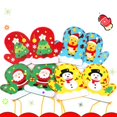 thumbnail image 1 of Children's Handmade DIY Christmas Glove Making Material Package Kindergarten DIY Handmade Non-woven Cartoon Glove heqiyong LED, 1 of 2