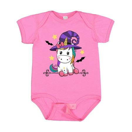 

Inktastic Halloween Girls Unicorn Witch Outfit Gift Baby Girl Bodysuit