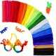 thumbnail image 3 of 100 piezas de limpiadores de pipas, limpiadores de pipas para manualidades, suministros para manualidades, tallos de chenilla multicolor para proyectos de bricolaje navideños de arte y manualidades, 3 of 5