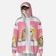 thumbnail image 3 of Picia A Funny Cat Women's Men's UPF 50+ Sun Protection Hoodie Shirt Long Sleeve SPF Fishing Outdoor UV Hiking Lightweight Shirts-3X-Large, 3 of 9