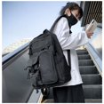 thumbnail image 1 of Mochila Escolar Estilo ins De Color Sólido Para Mujer Versión Coreana Harajuku ulzzang De Estudiante Universitaria De Gran Capacidad Para Escuela Secundaria, 1 of 3