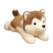 MMJ Plush Husky Pillow Stuffed Animal Soft Lumbar Support Cushion for Sofa Bed Nap Gift 30cm 11.8in