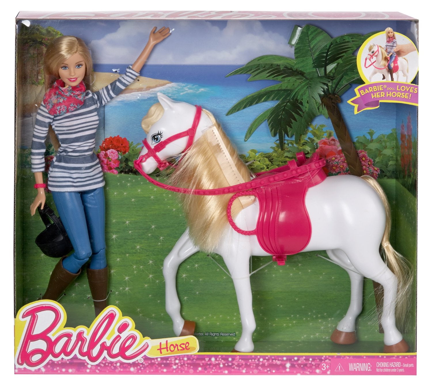 walmart barbie horse