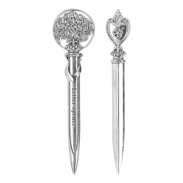 Oubit Letter Opener,2 Pcs Letter Opener Envelope Opener Letter Knife Compact and Lightweight