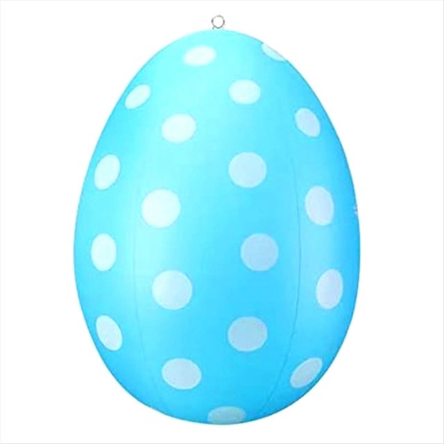 Huevos de Pascua Inflables, Huevos de Pascua, Decoración de Pascua Huevos de Pascua para Colgar Al Aire Libre Decoración de Huevos de Pascua Azul