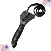 Supvox 2Pcs Adjustable Rubber Strap Wrench for Bottles and Jars with Strong Flexible Strap