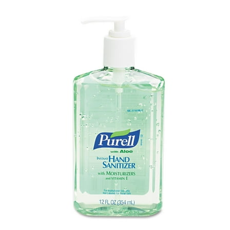 PURELL Advanced Instant Hand Sanitizer w/Aloe, 12Oz Pump Bottle