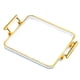 thumbnail image 1 of Bandeja de servicio rectangular con asas para guardar joyas, bandeja de almacenamiento de escritorio para Transparente, 1 of 9
