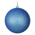 thumbnail image 1 of Esferas decorativas con brillo Vickerman color azul aciano, paquete de 12 unidades, 1 of 1