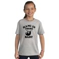 thumbnail image 4 of Hang In There Sloth Encouragement Crewneck T Shirts Boy Girl Teen Brisco Brands S, 4 of 6