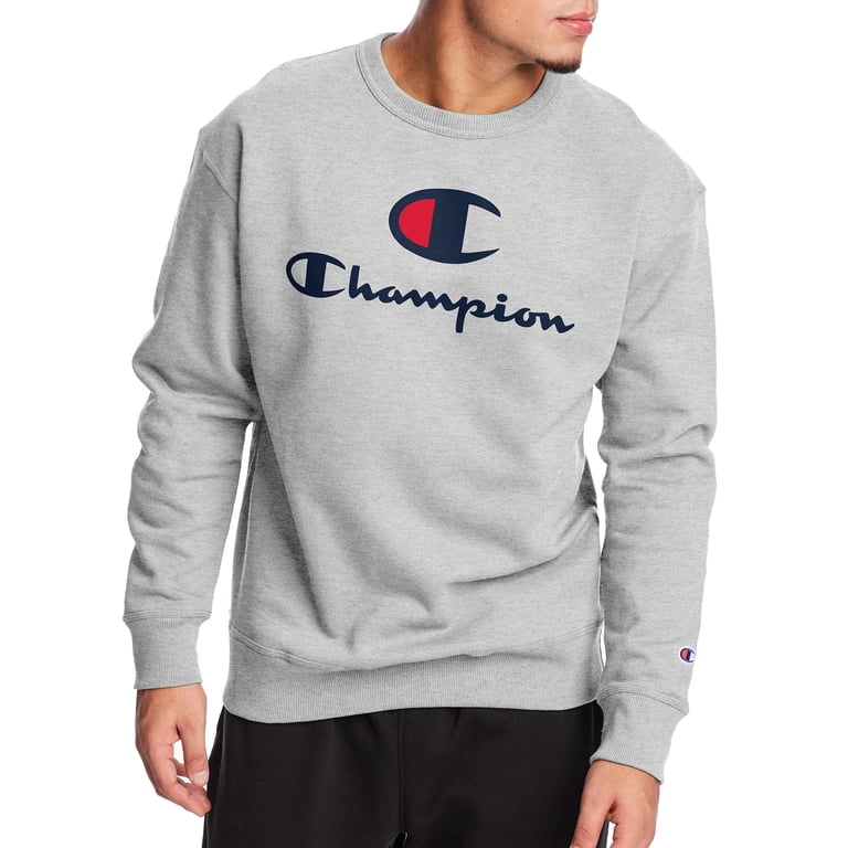 Champion Men's Powerblend Graphic Crew Sweatshirt - Walmart.com