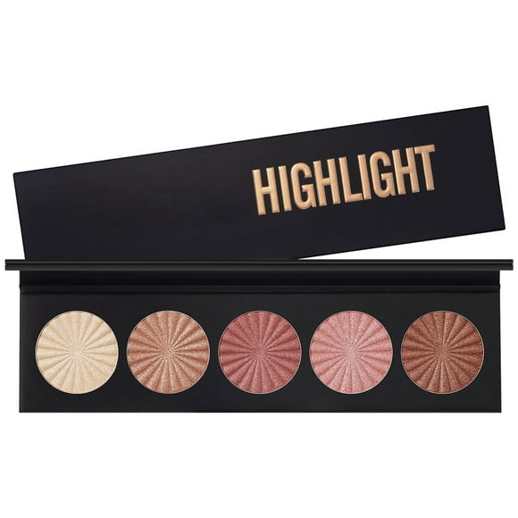 LILELIS Highlighter Contouring 5 Color Natural Highlighter Disc 5 Colors And Highlighter Makeup Set Color Correcting Concealer Contouring Makeup Caramel