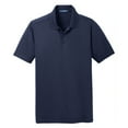 thumbnail image 4 of Yellow Rooster Men's Diamond Jacquard Male Polo T-Shirt True Navy XL, 4 of 5