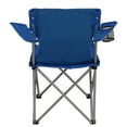 thumbnail image 2 of Ozark Trail Quad Folding Camp Chair with Cupholder, Blue, 2 of 8