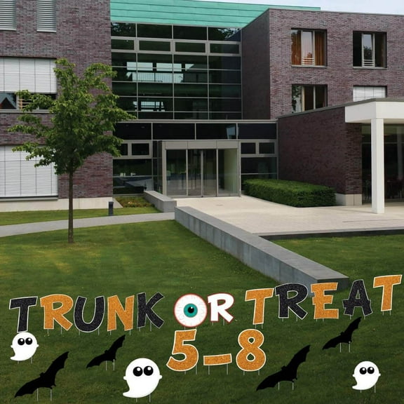 Trunk or Treat Halloween Yard Decorations - 22 piece set