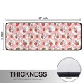 thumbnail image 5 of Kitchen Rugs Sets Of 2,Pink Cow Strawberry Pattern Anti Fatigue Kitchen Mat Rugs Non Slip Washable,Decorative Kitchen Floor Mats for Kitchen,Sink,Laundry,17"x47"+17"x47", 5 of 5