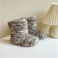 thumbnail image 2 of YMUQEIGH Girls Boys Kids Faux Fur Boots Furry Fuzzy Fluffy Snow Boots Warm Winter Boots Flat Shoes Outdoor Boot, 2 of 5