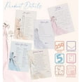 thumbnail image 3 of Better Office Products Bridal Shower Games for 50 Guests (250 Cards), 5 x 7 in, Set of 5 Bridal Games, 5 Fun Game Activities, Assorted Elegant Bridal Sketch Designs,, 3 of 5