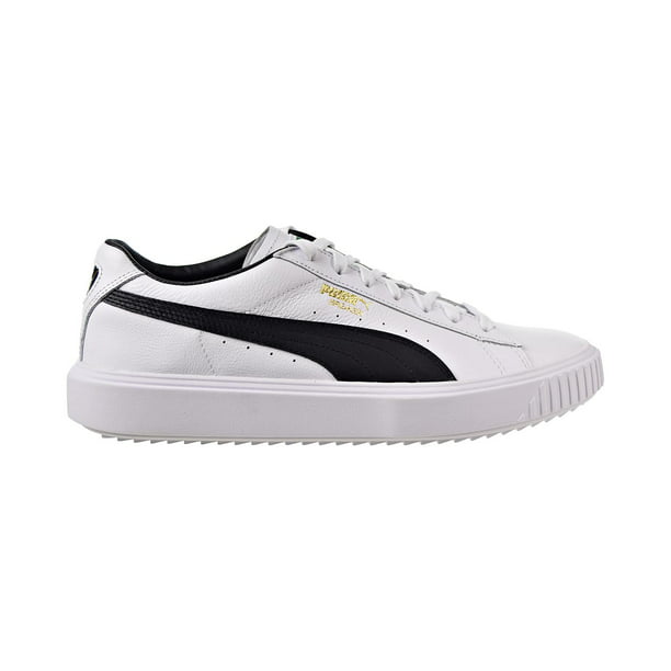 Leather Men's Shoes Puma White-Puma Black 366078-02 -