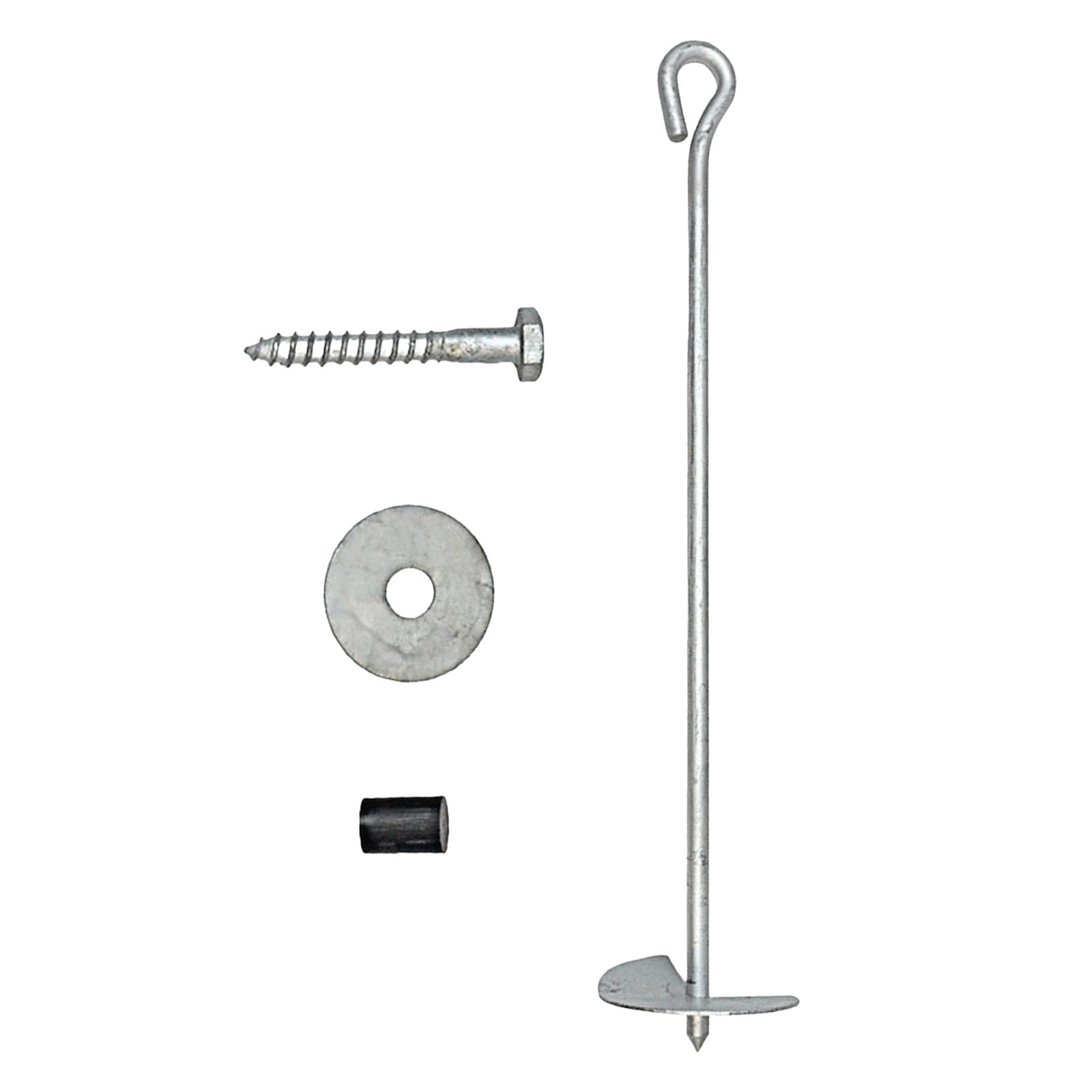 SunniMix Ground Anchor 19.7'' Ground Pegs Tent Stakes for Car Ports Fences Swing Sets