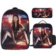 thumbnail image 1 of Cyberpunk heroes Backpack Grade A Collection Premium School Three Piece Ensemble, 1 of 5