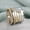 Antique Silver, variant on Womens Star Moon Crystal Ring Two Tone Wide Turning Alloy Electroplated Band Artificial Gemstones Inlay Antique Silver Finish Jewelry Ring