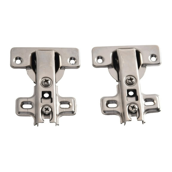 2Pcs Blind Corner 90 Degree Kitchen Cabinet Concealed Angular Door Hinge Set