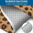 thumbnail image 4 of Leopard Pattern Bathroom Rugs Sets 3 Piece,Toilet Cover Set,Absorbent Non Slip Bathroom Mats Sets with U-Shaped Contour Rug Toilet Rug Set, 4 of 5