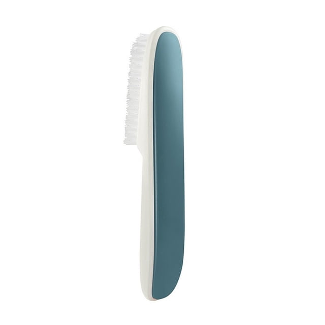 Billuyoard Cepillo de limpieza de zapatos, ergonómico, lavable, pequeño, de mano, colorido, para el hogar, baño, ropa, cepillos, accesorios Suministros de limpieza para el hogar Azul