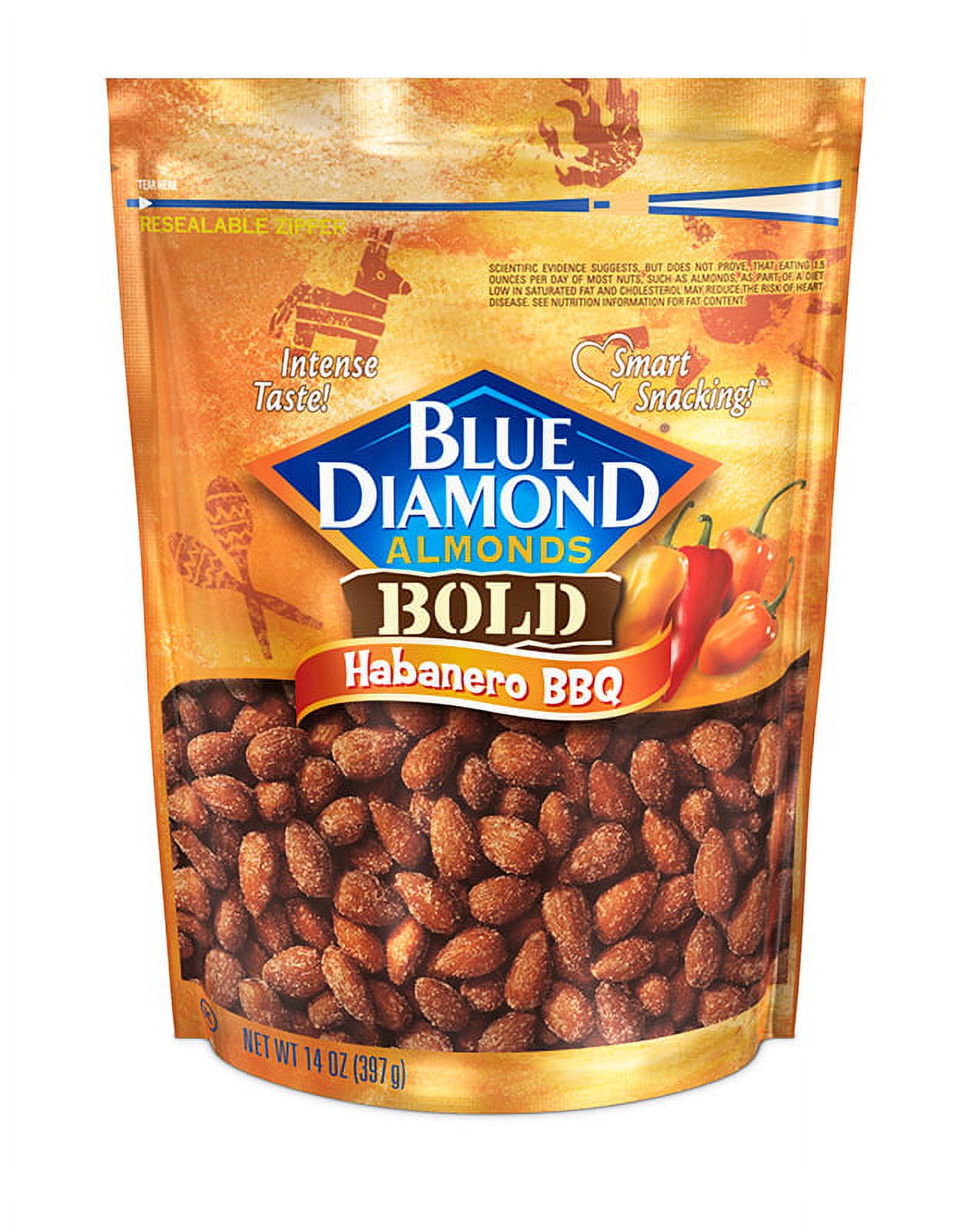 Blue Diamond Almonds, Habanero BBQ 16 oz - image 2 of 6