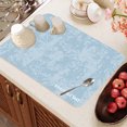 thumbnail image 3 of HEVIRGO 1PC Dish Drying Mat Heat-Resistant Non-slip Countertop Drain Mat Water-Absorbent Table Drain Mat for Office Suitable for Kinds of Cups Home Bar Decor, 3 of 9