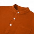 thumbnail image 6 of Men’s Short Sleeve Polo Shirt with Pocket Classic Fit Soft Cotton Material Three Button Placket Collar, 6 of 7