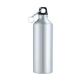 thumbnail image 1 of Botellas de agua de 750 ml con mosquetón Botella de agua de aluminio portátil Jarra de agua reutiliz Tomshoo  Silver, 1 of 7