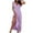 Purple, variant on LYEAA Ruffle Dress Women Plus Size V Neck Sleeveless Flowy Elegant Long Dresses Solid Casual Dressy Loose Zipper Dresses Modest Vacation Dresses Beige 2XL
