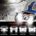 thumbnail image 3 of COB LED Headlamp Rechargeable Head Light Flashlight Torch N ewxp Lamp Lot K7, 3 of 8