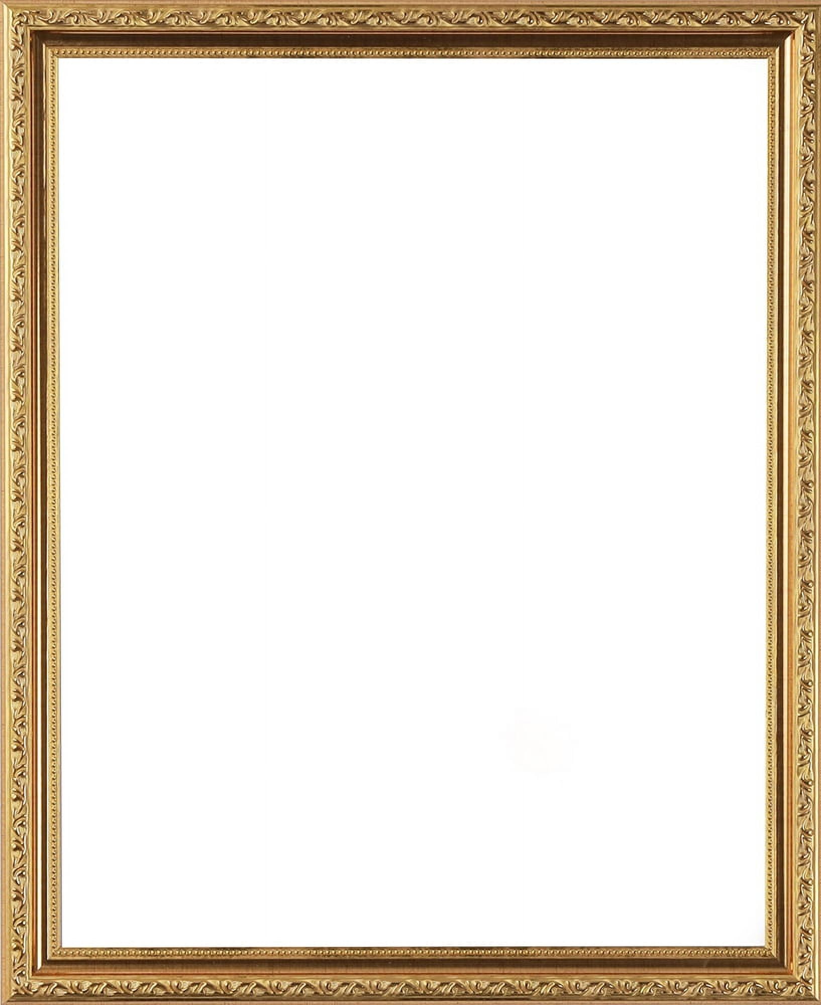 16 in x 20 in Antique Gold Polystyrene French Country Classic Picture Frames
