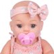 thumbnail image 5 of 12 Inch Soft Newborn Baby Dolls, Vinyl Baby Dolls With Clothes Set Including Pacifier Realistic Doll Look RealTeissuly Clearance (pink, G) Teissuly WER202308292060, 5 of 5